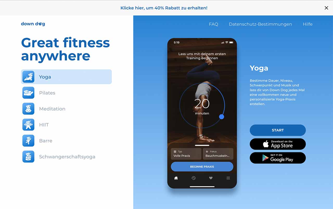 Down Dog Yoga App