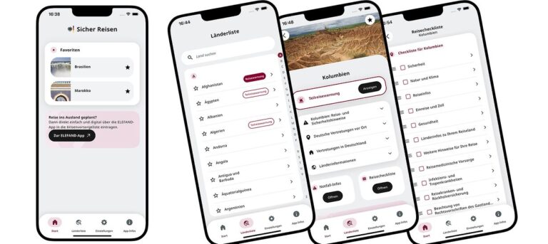 Sicher Reisen App