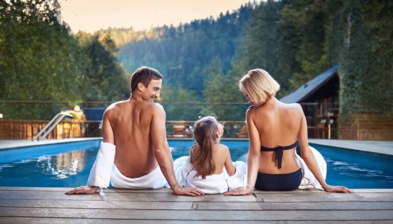 Wellnessurlaub mit der Familie