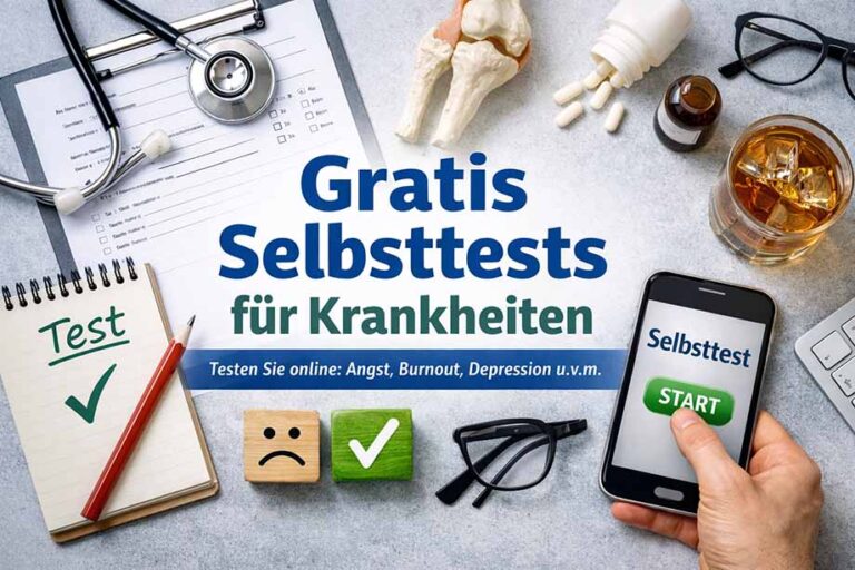 Gratis Selbsttests für Krankheiten